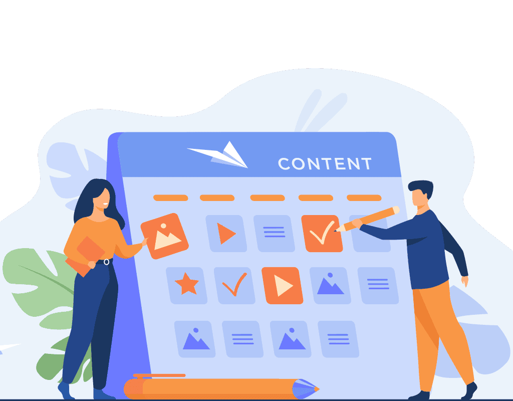 Content creation for rehab center