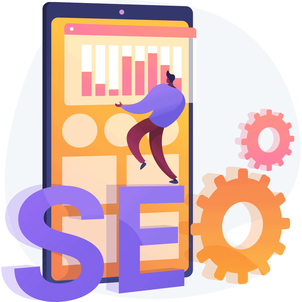 SEO Training Collaboration Illustration