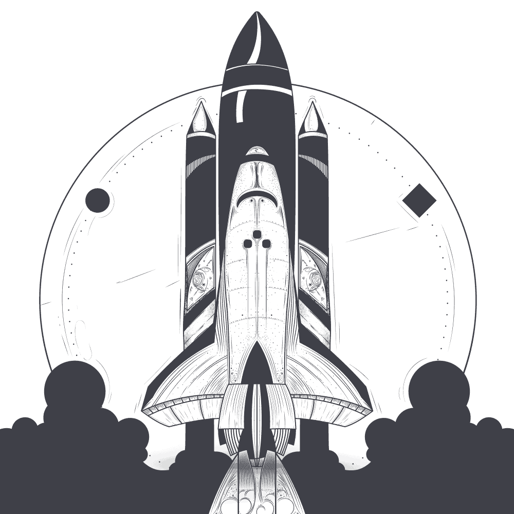 SEO Agency Sydney Australia Rocket Illustration