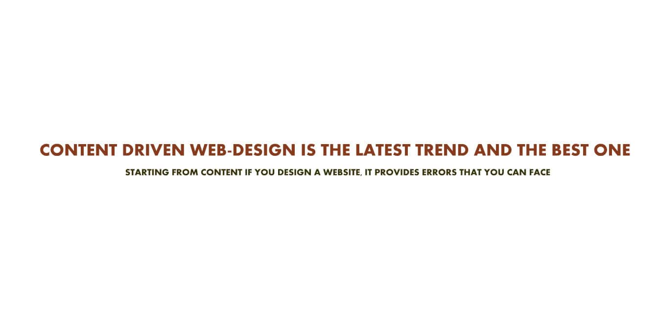 Starting Content First Create Design Layout Next In Web Designing Process