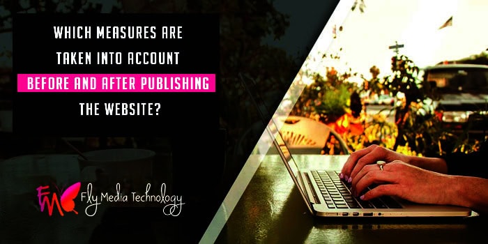 Which Measures Are Taken Into Account Before And After Publishing The Website