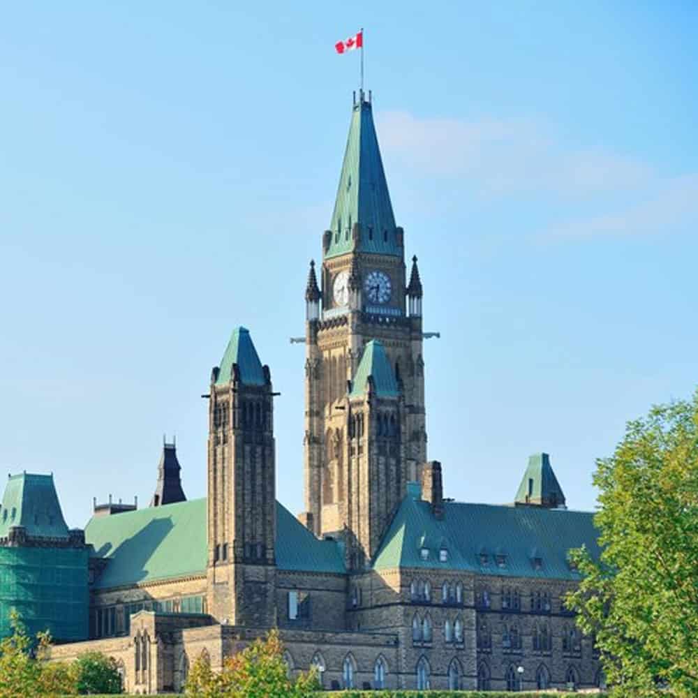 Scenic Canada City skyline representing Flymedia digital agency presence.