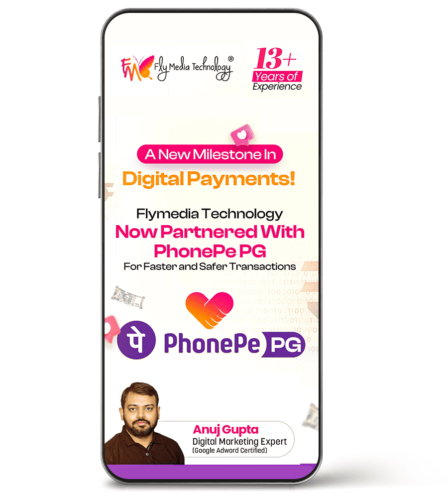 Digital payments milestone announcement by Flymedia Technology with PhonePe PG partnership for secure transactions.