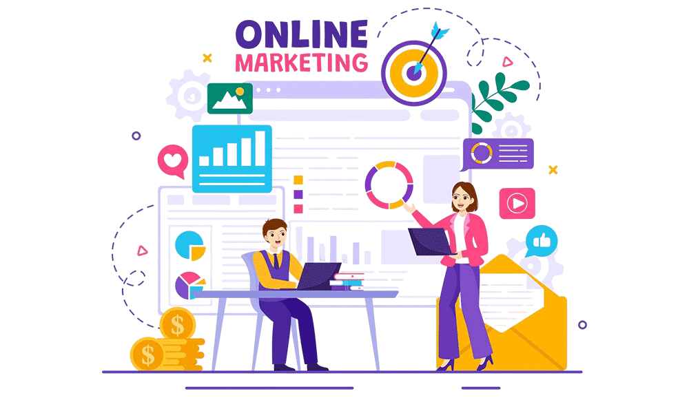 Digital marketing and SEO strategies for e-commerce success by Flymedia Technology.
